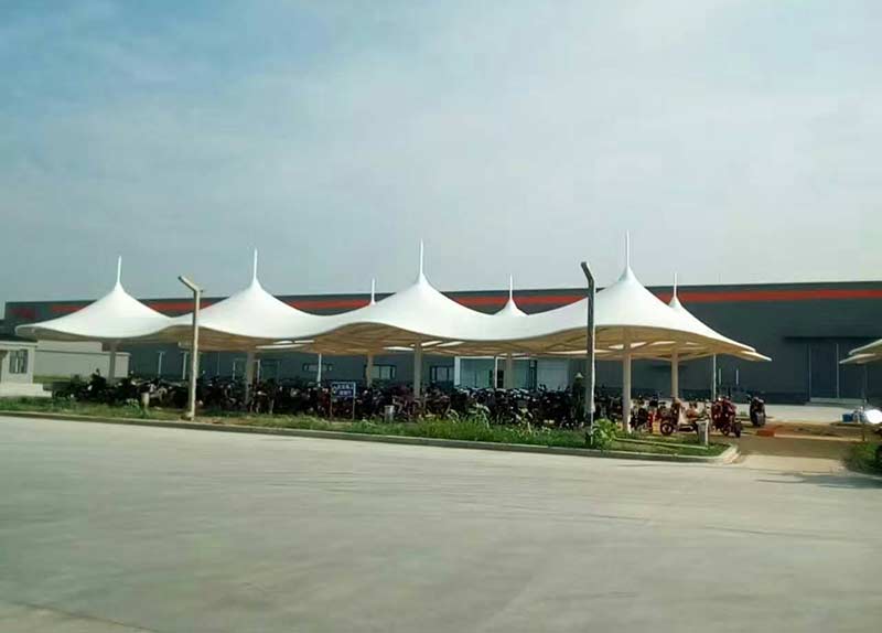 內(nèi)蒙古膜結(jié)構(gòu)車棚如何安裝支承結(jié)構(gòu)？